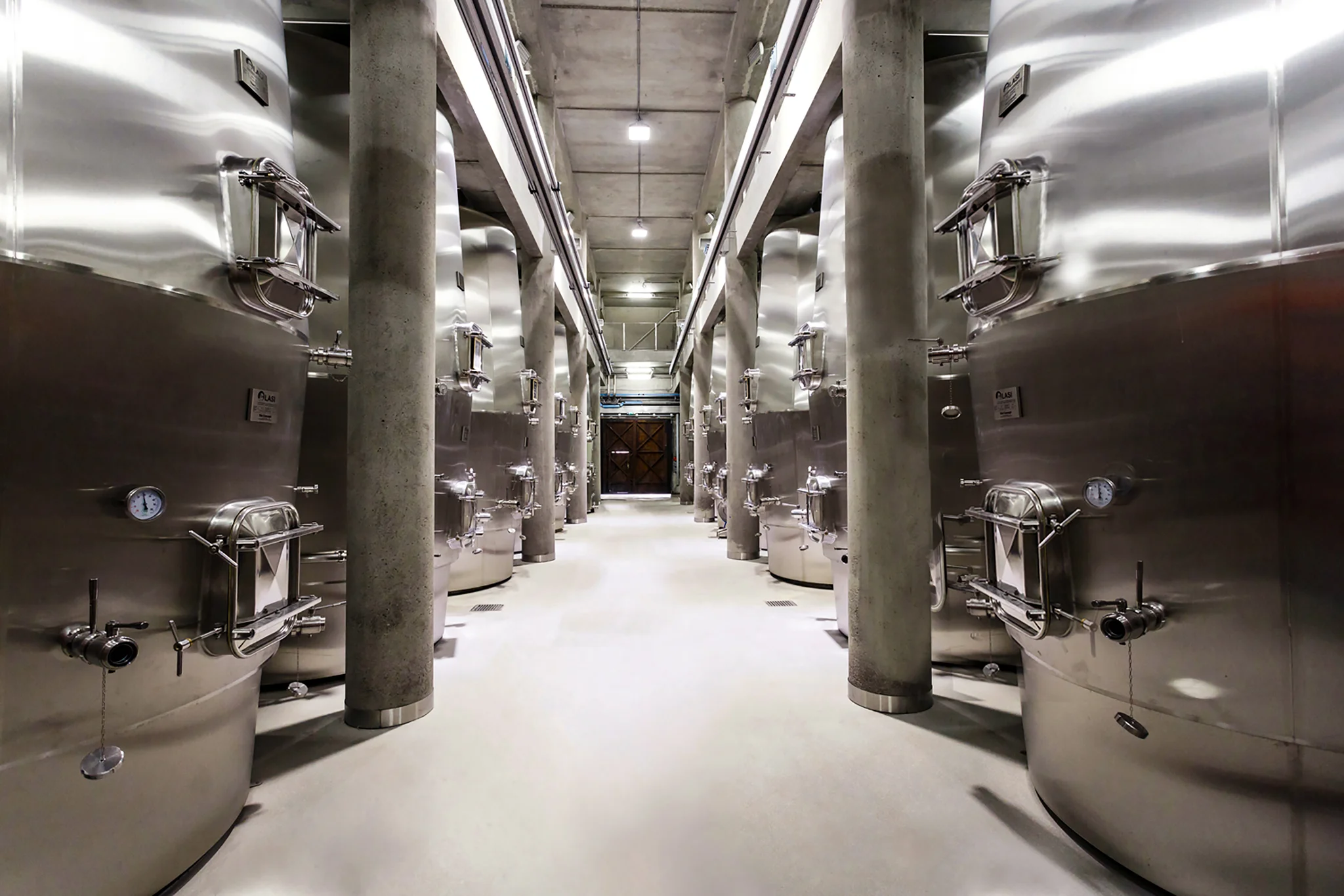 serbatoi troncoconici per enologia